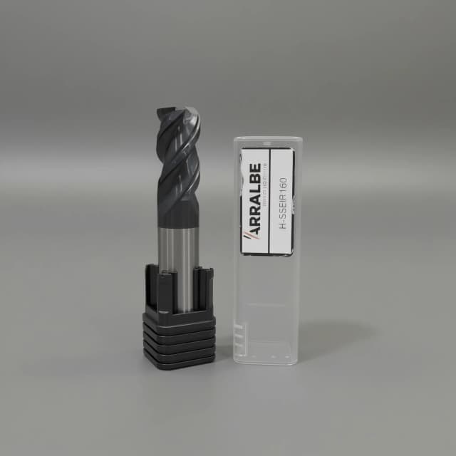 Fresa Ø16 mm De Metal Duro Integral 3 Labios - Arralbe